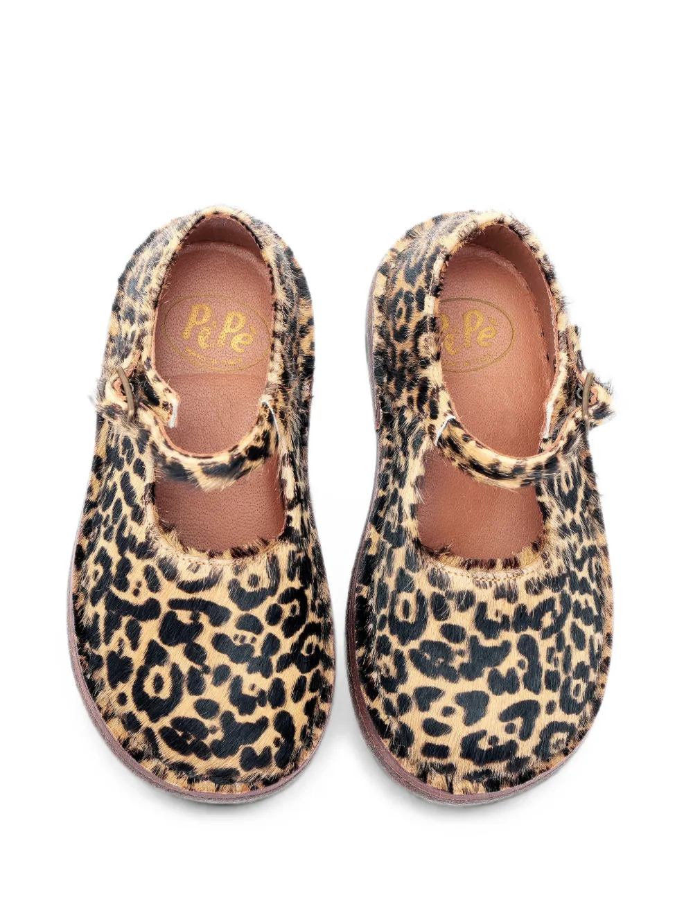 Pèpè leopard-pattern ballet flats Beige
