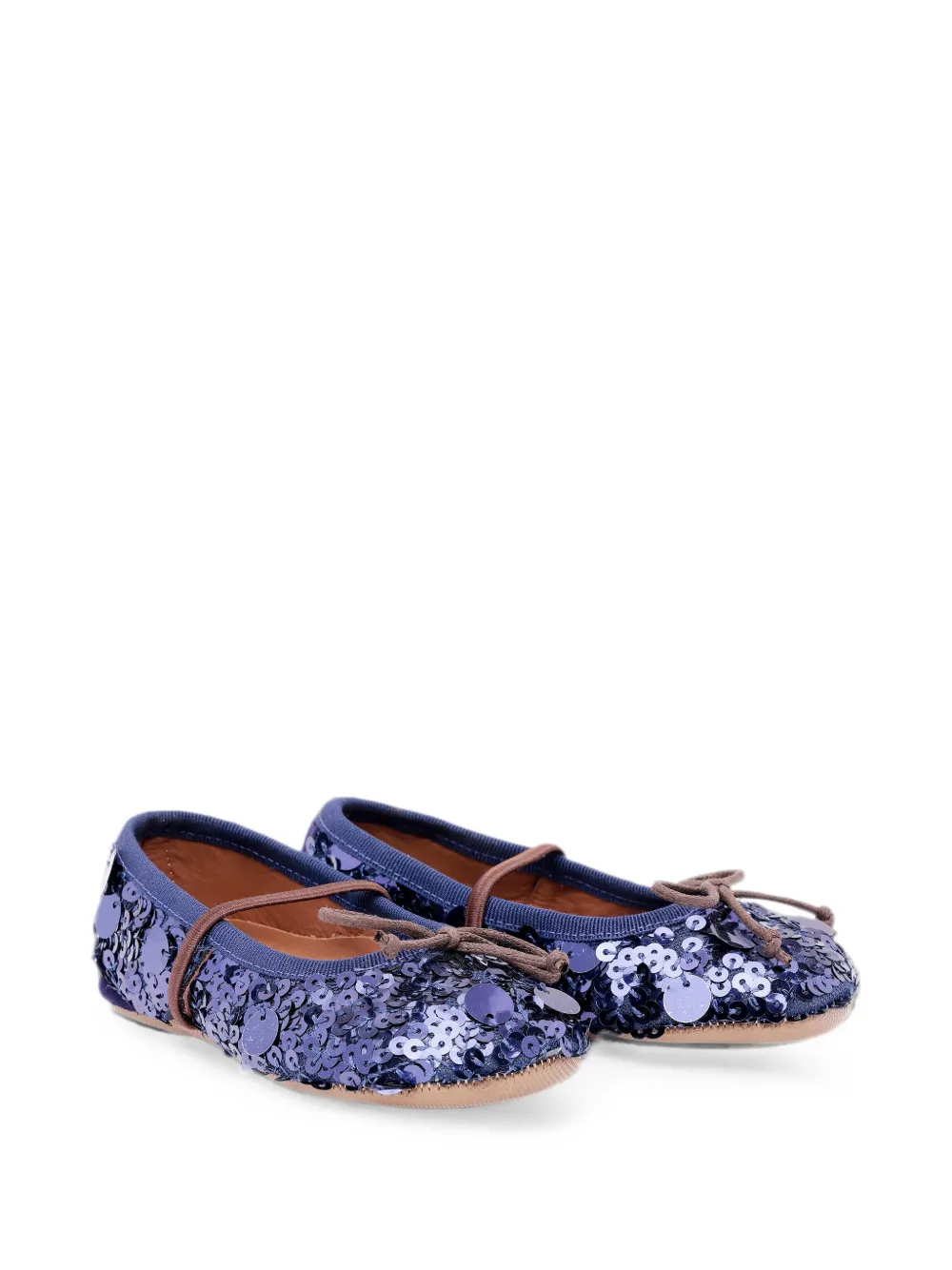 Pèpè Ballerine con paillettes - Blu
