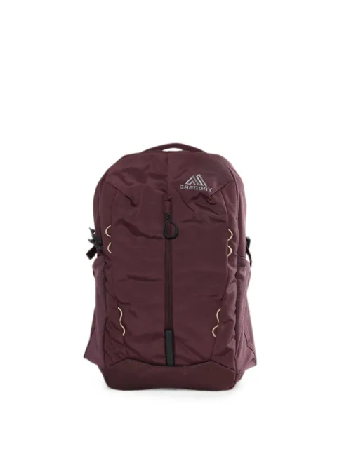 GREGORY logo-print zip-up backpack