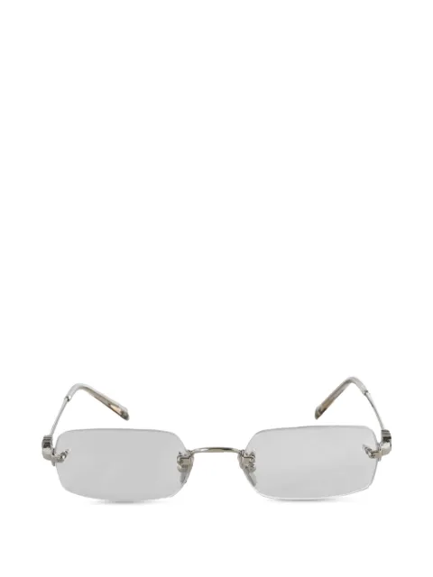 Miu Miu Eyewear rimless rectangle-frame sunglasses