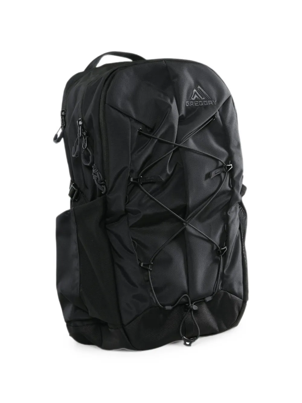 Gregory Logo-print Bungee-cord Backpack In 블랙