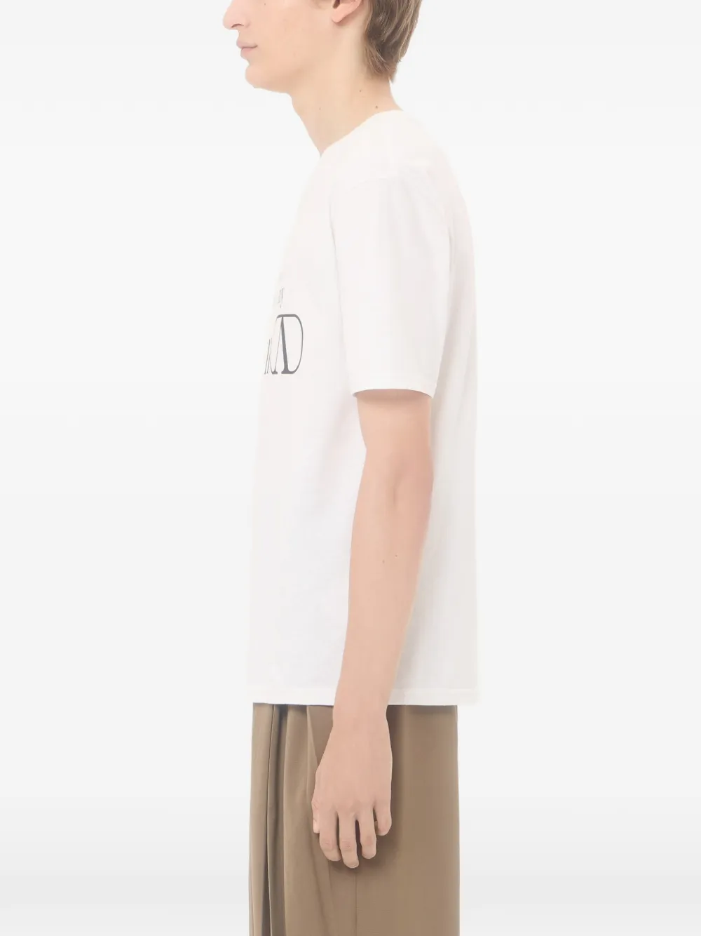 Valentino Garavani VLogo T-shirt met tekstprint Wit