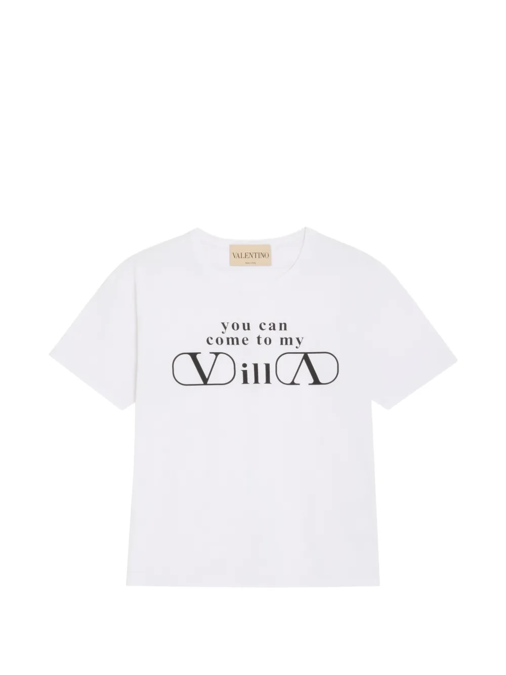 Valentino Garavani VLogo T-shirt met tekstprint Wit