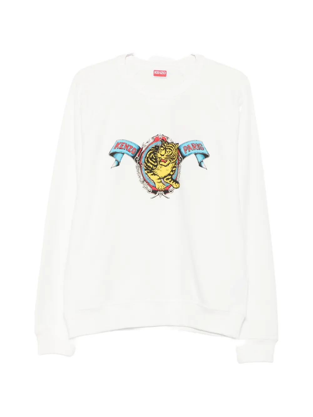 Kenzo Tiger Academy Sweatshirt In White