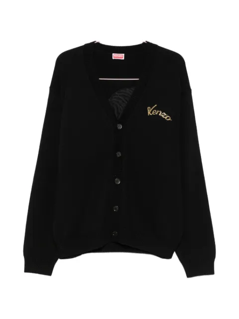 Kenzo beaded tiger-motif cardigan