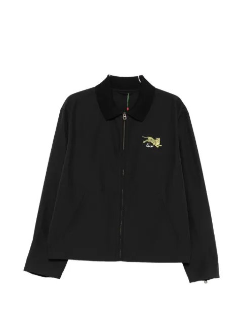 Kenzo tiger-embroidered zip-up jacket