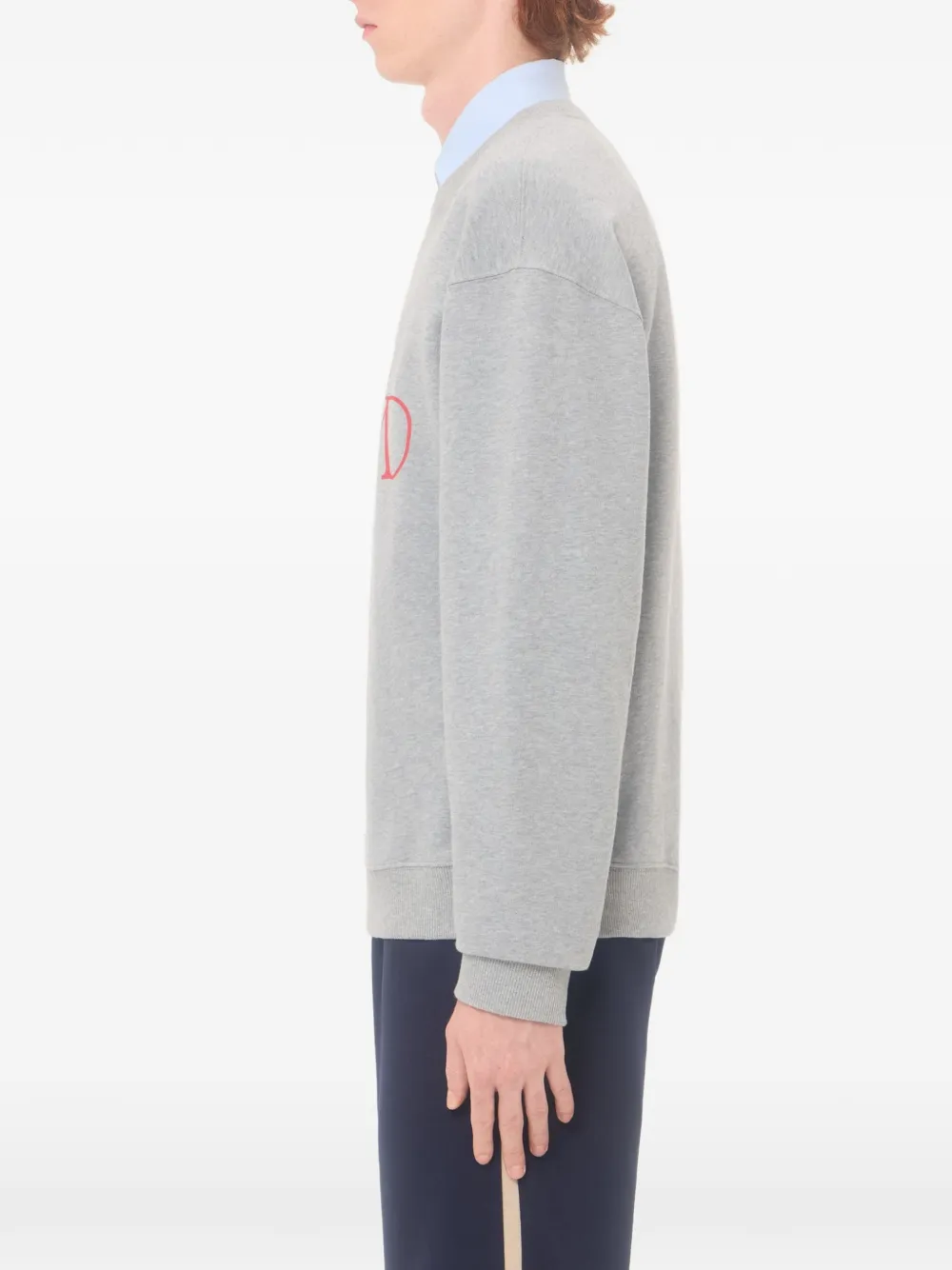Valentino Garavani VLogo sweater met tekst-print Grijs