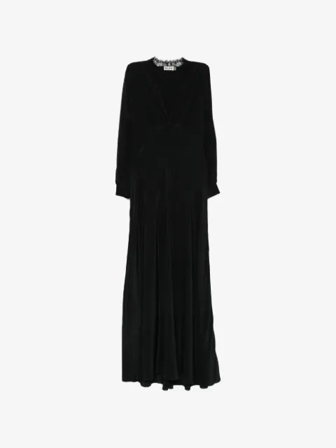 Rixo vestido con ribete de encaje