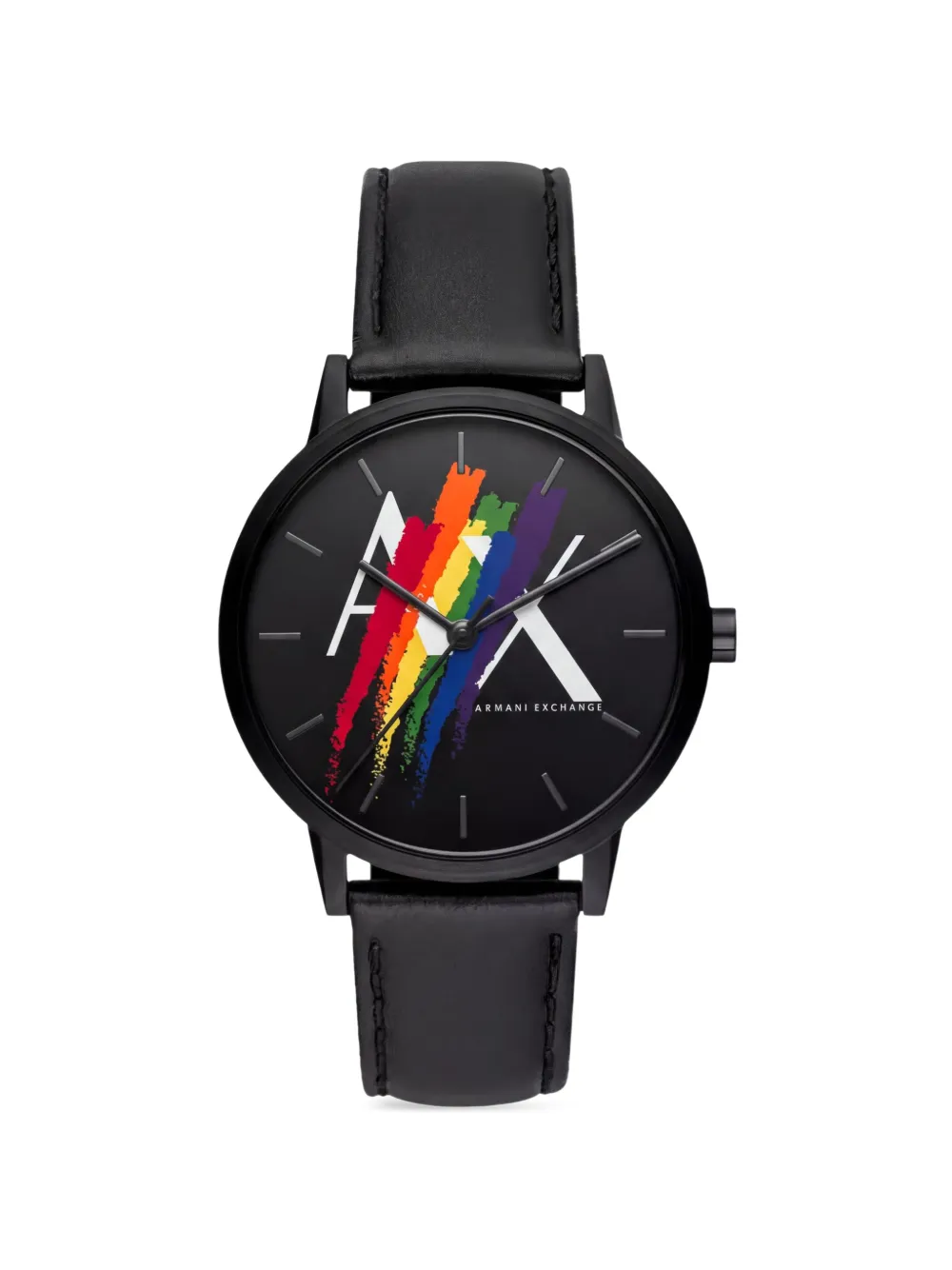 Armani Exchange Cayde logo-print 42mm watch - Nero