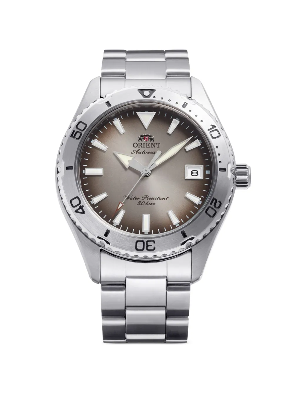 Orient Mako 39mm Watch In Silver