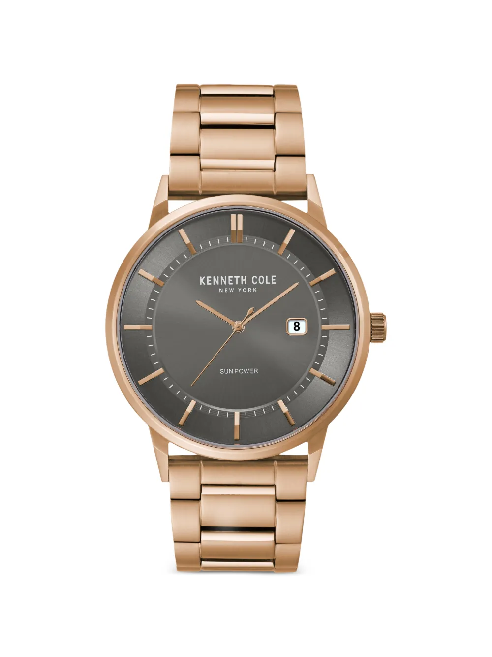 KENNETH COLE Orologio Sun Power 42mm - Grigio