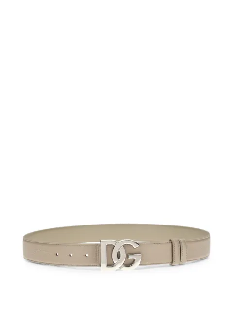 Dolce & Gabbana DG Logo leather belt
