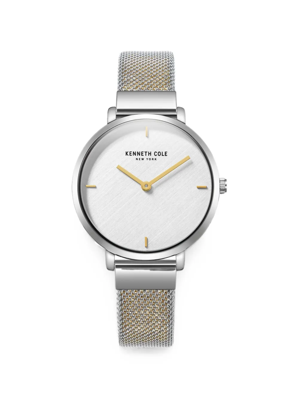 KENNETH COLE Runde Armbanduhr 34mm - Weiß