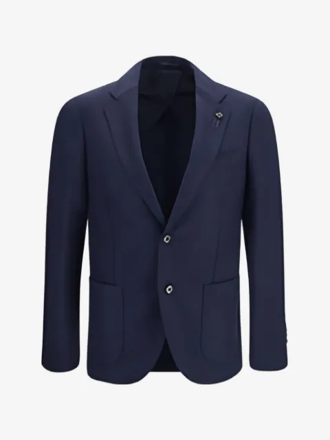 Lardini blazer à revers cranté