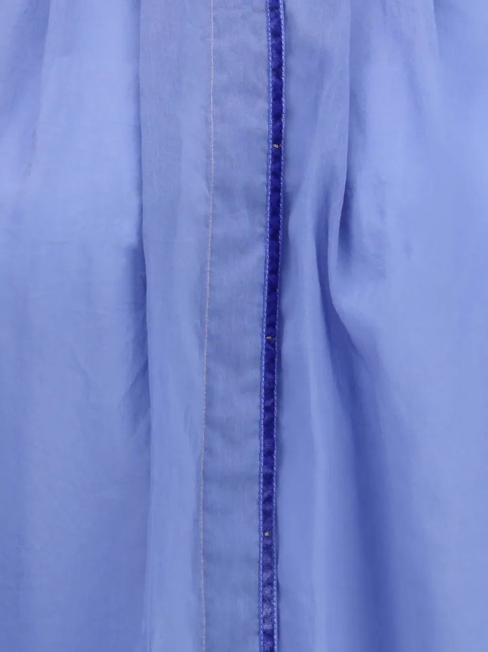 Forte Blouse met hoge hals Blauw