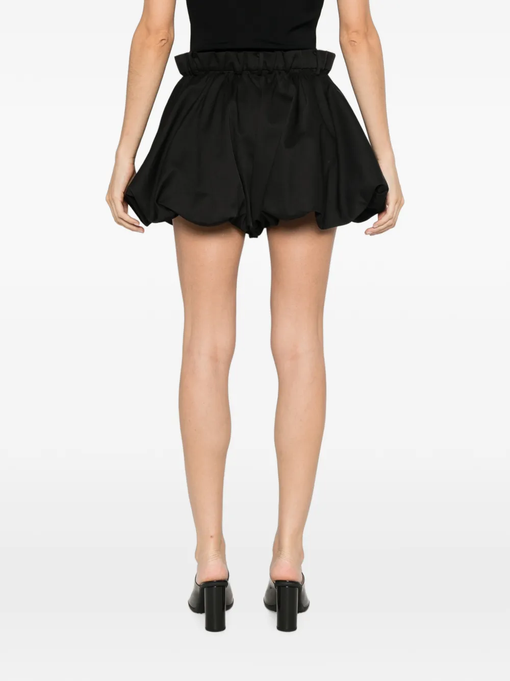 Eleh Ballonshorts met elastische taille Zwart