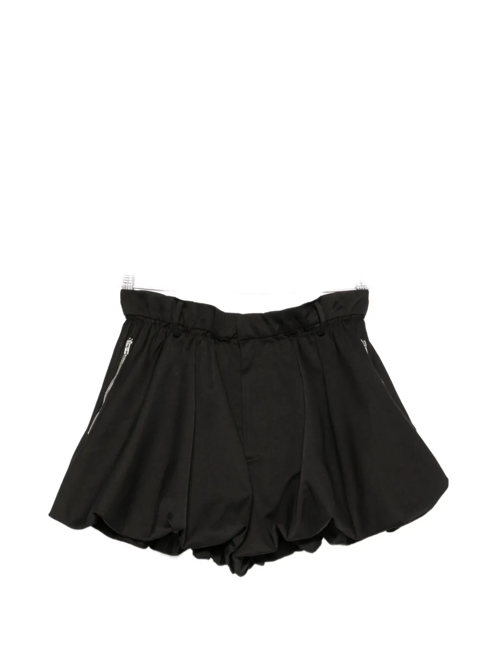 Eleh Elasticated-waist Balloon Shorts In Black