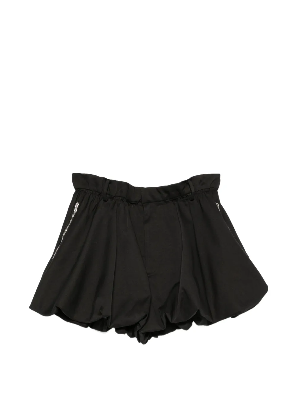 Eleh elasticated-waist balloon shorts - Nero