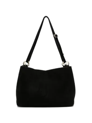Ann Demeulemeester レザーショルダーバッグ | ブラック | FARFETCH JP
