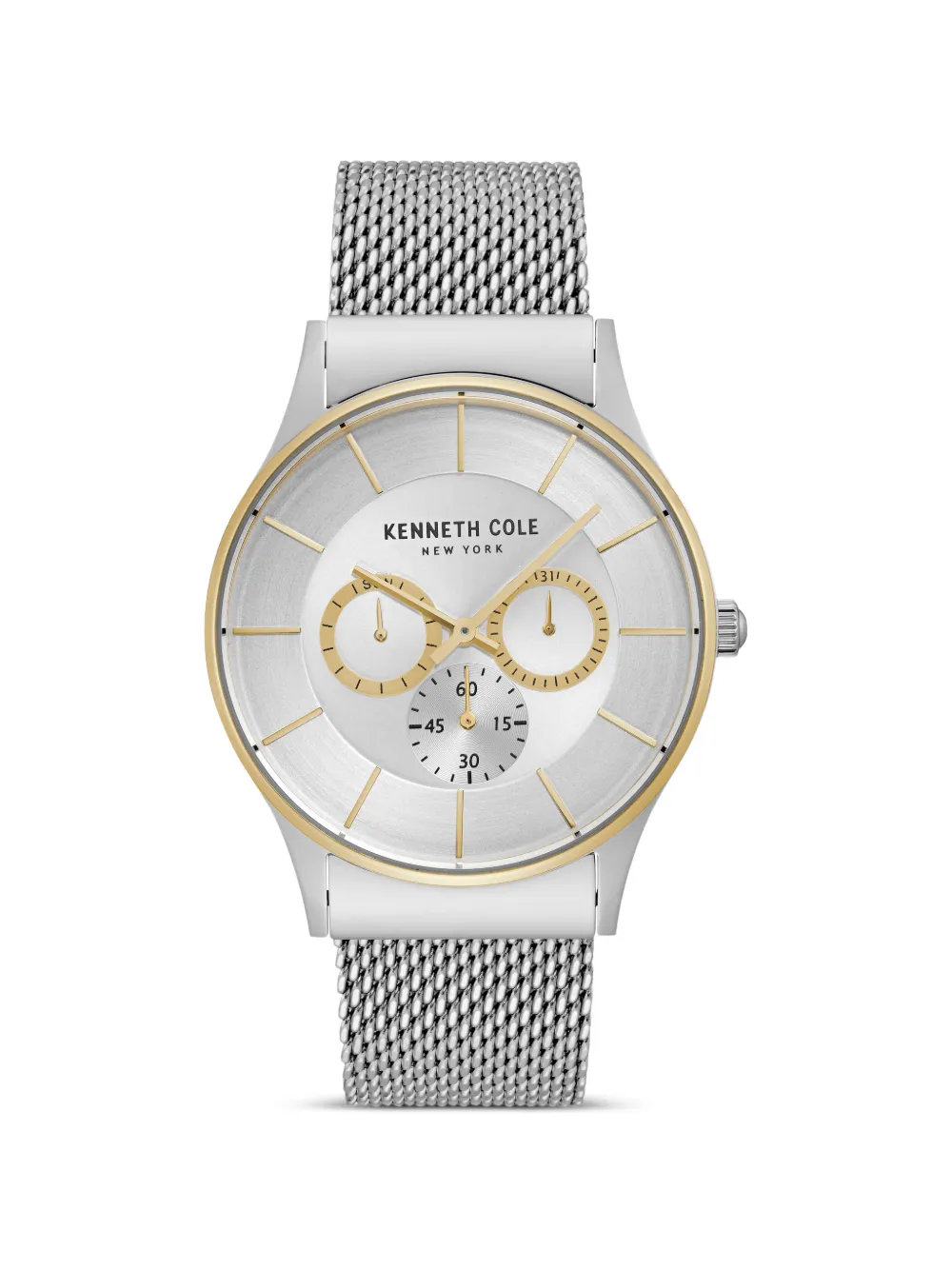 KENNETH COLE Orologio con cinturino a rete 42mm - Argento