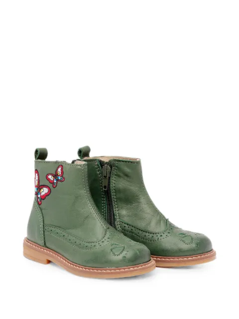 Pèpè butterfly-patch boots