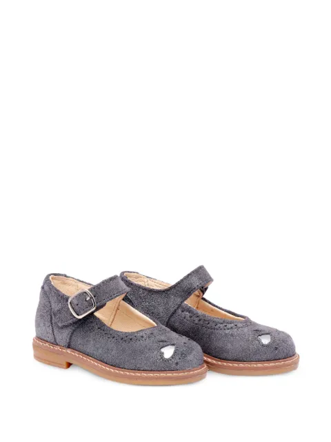 Pèpè perforated buckle-fastening ballet flats