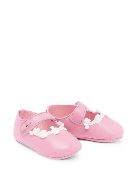 Pèpè Amy floral-embellished leather shoes