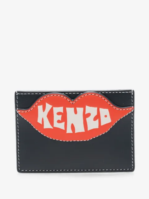 Kenzo graphic-print card holder