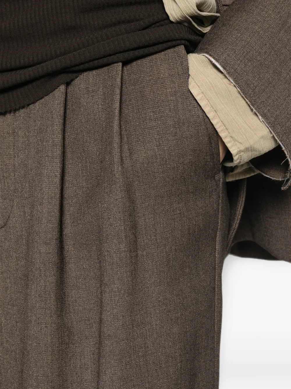 Eleh pleated palazzo pants Bruin