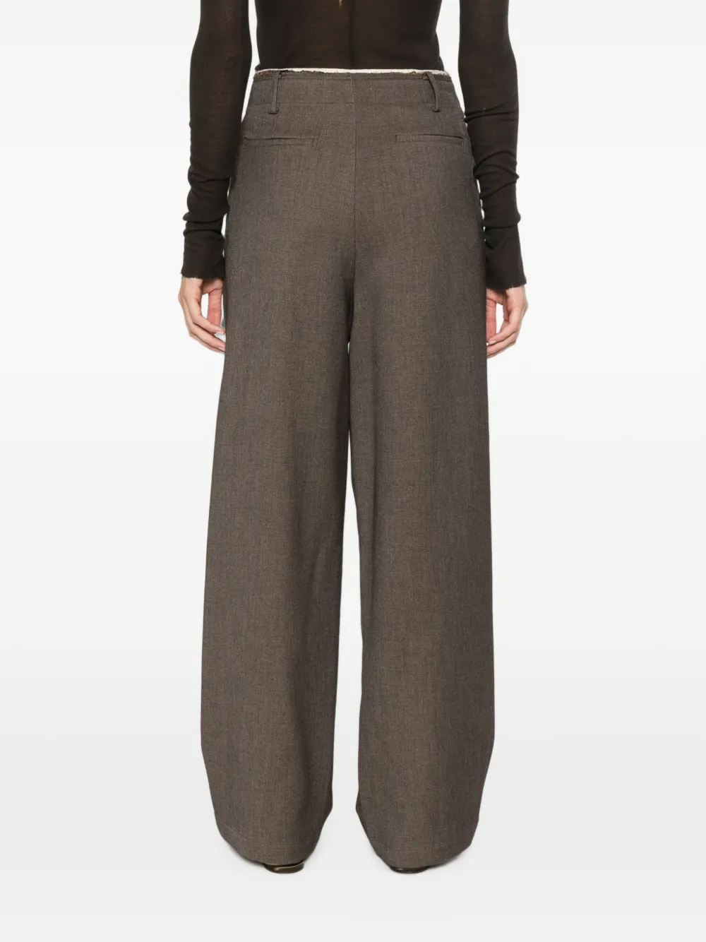 Eleh pleated palazzo pants Bruin