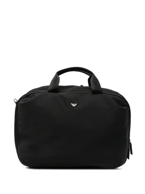 Emporio Armani logo-plaque multi-way backpack