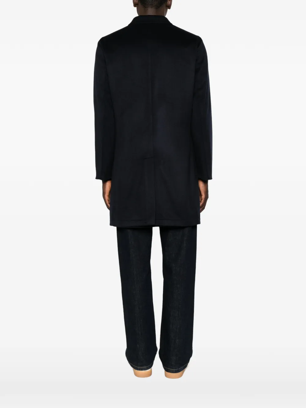 Kired Single-breasted Reversible Coat In Blue