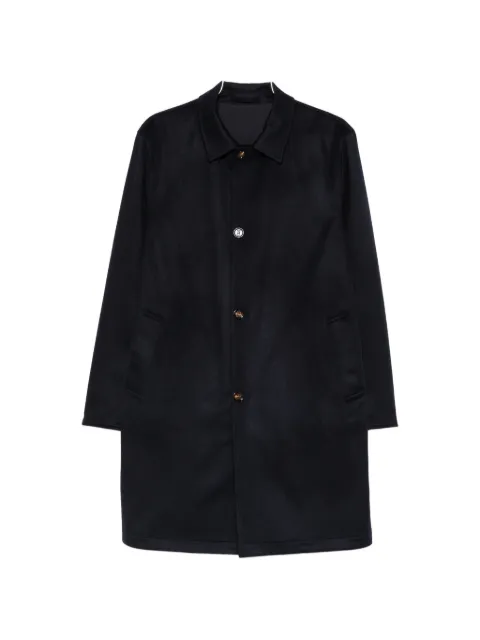 Kired single-breasted reversible coat