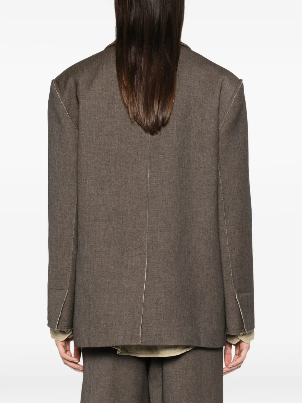 Eleh single-breasted blazer Bruin