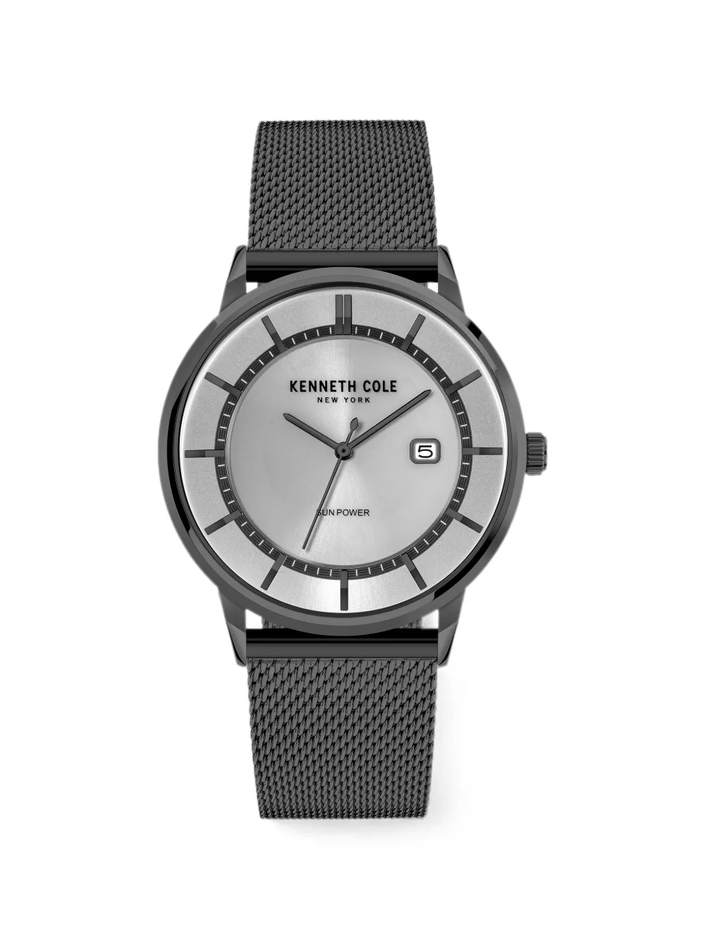 KENNETH COLE Orologio Sun Power 42mm - Argento