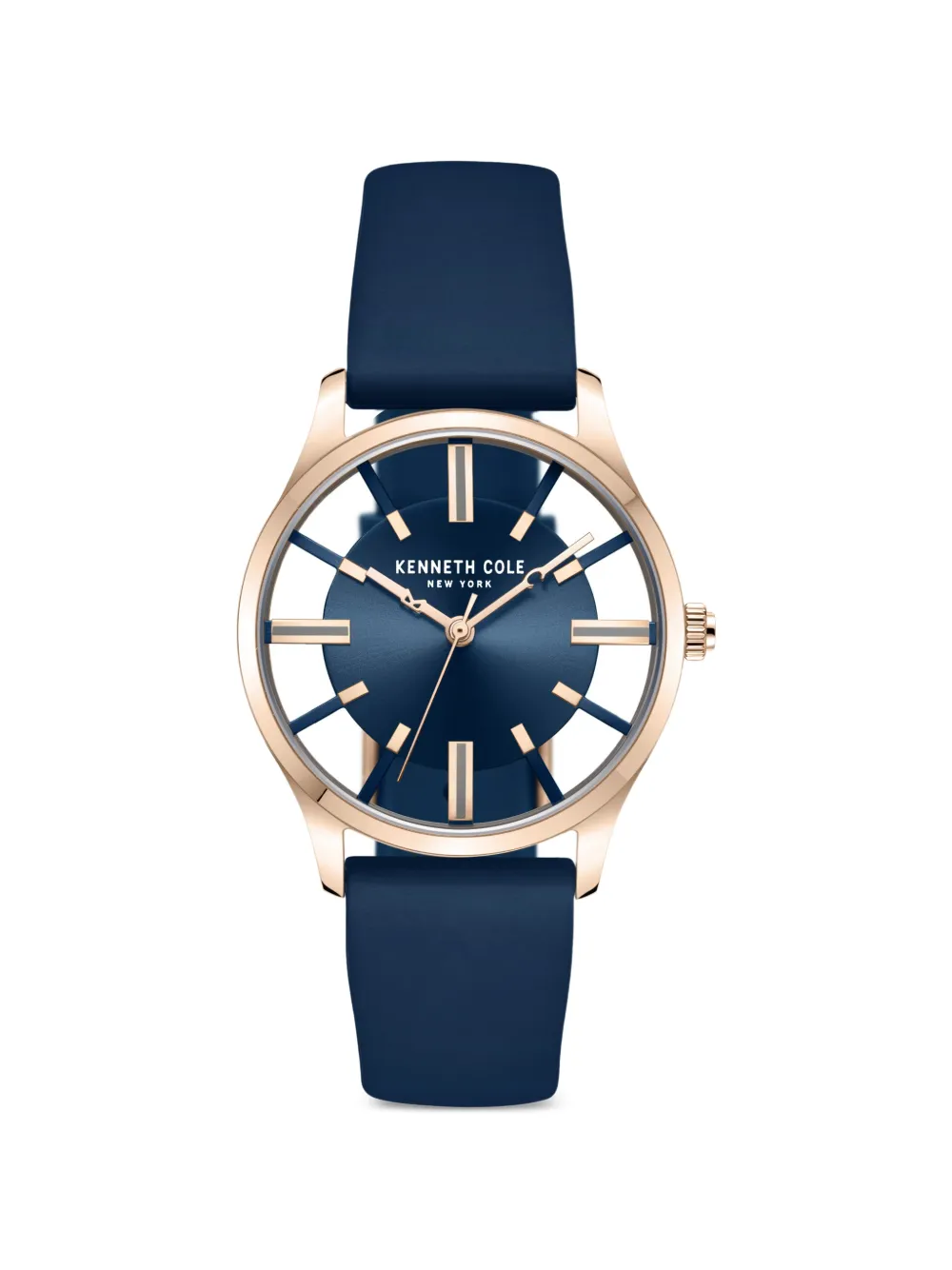 KENNETH COLE Skeleton Armbanduhr, 34.5mm - Blau