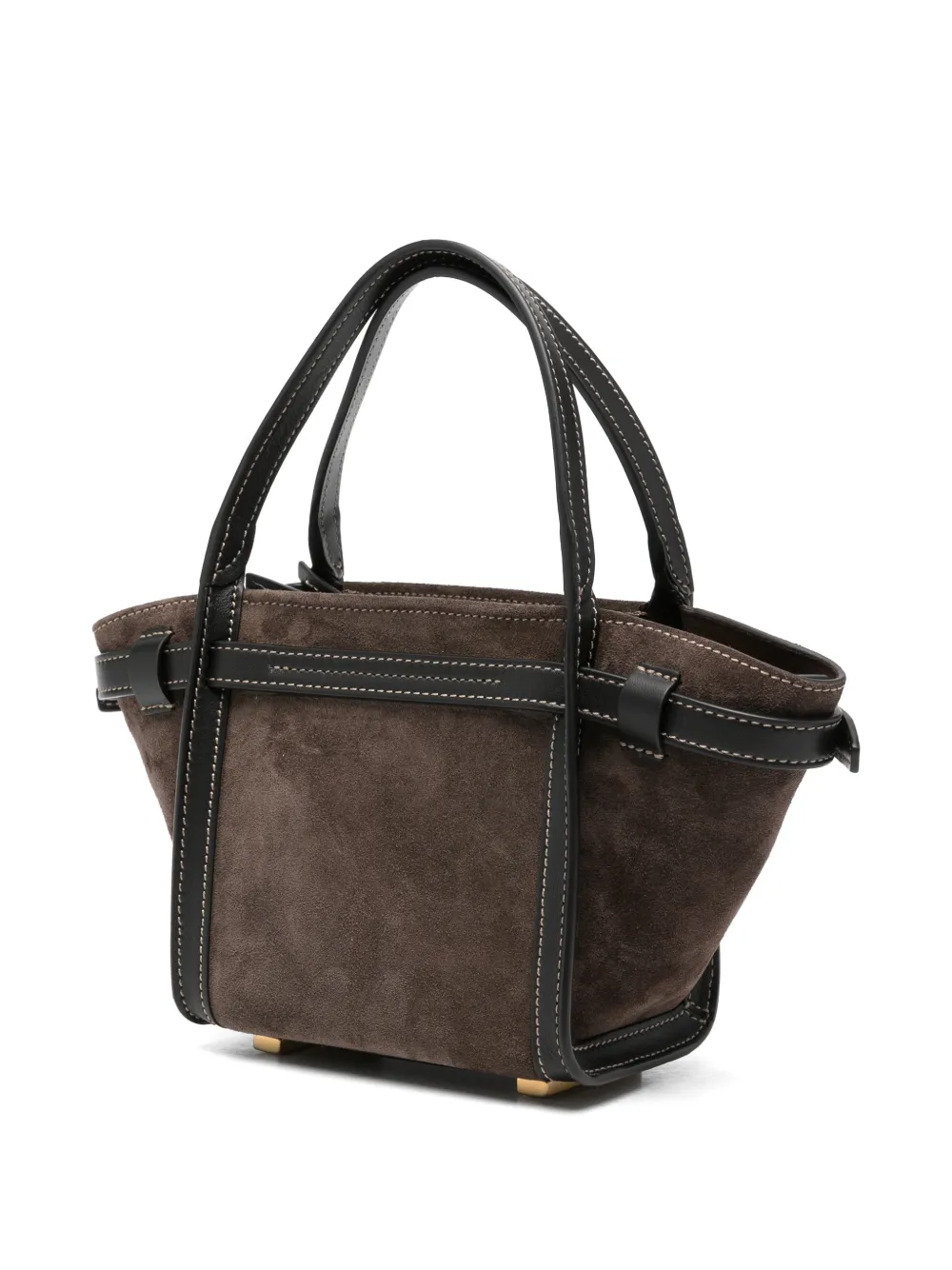 Tod's mini T Timeless buckle-detail tote bag Bruin