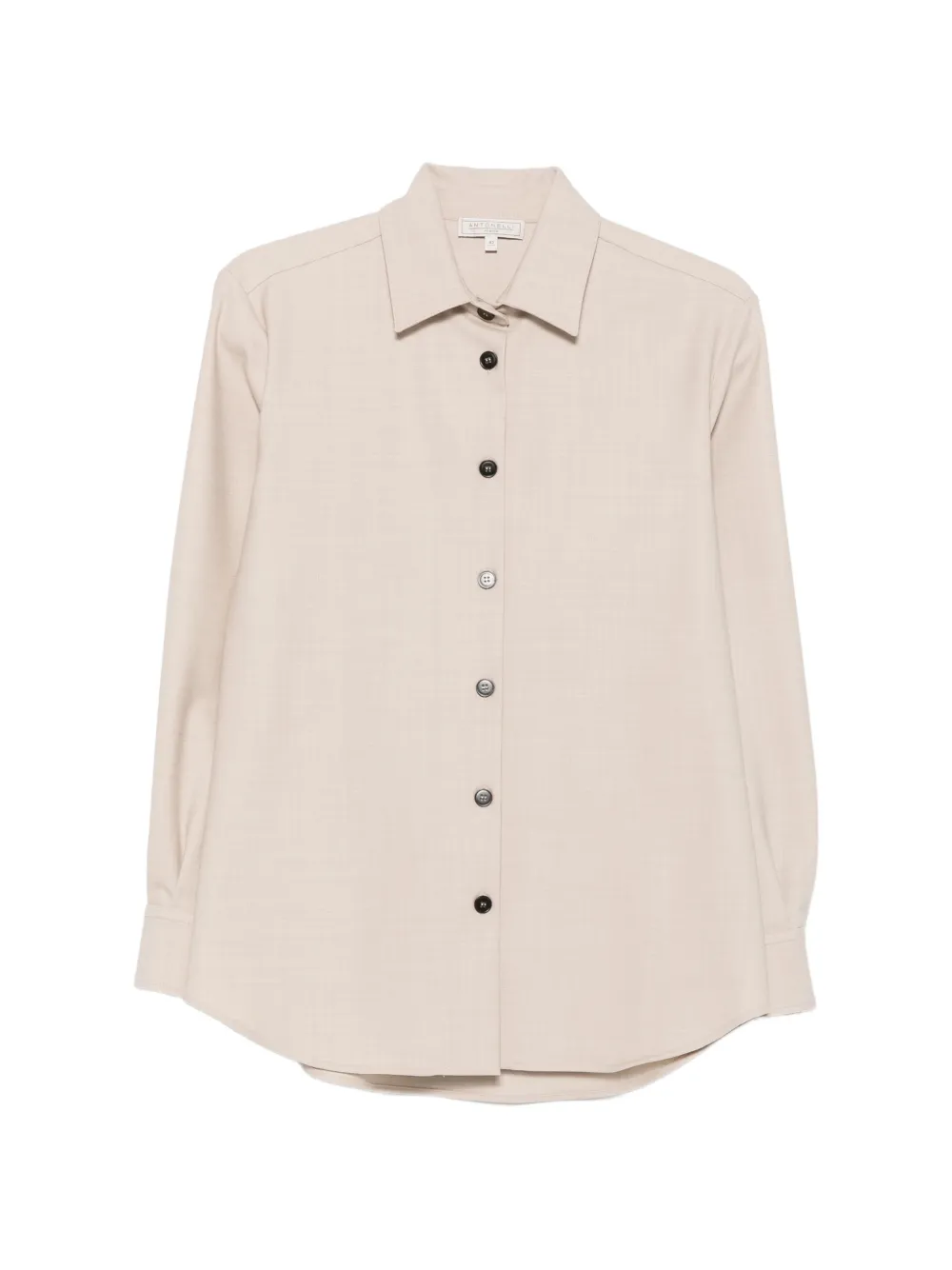 Antonelli Campari button-fastening long-sleeve shirt - Neutrals