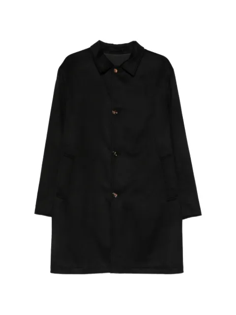 Kired single-breasted reversible coat