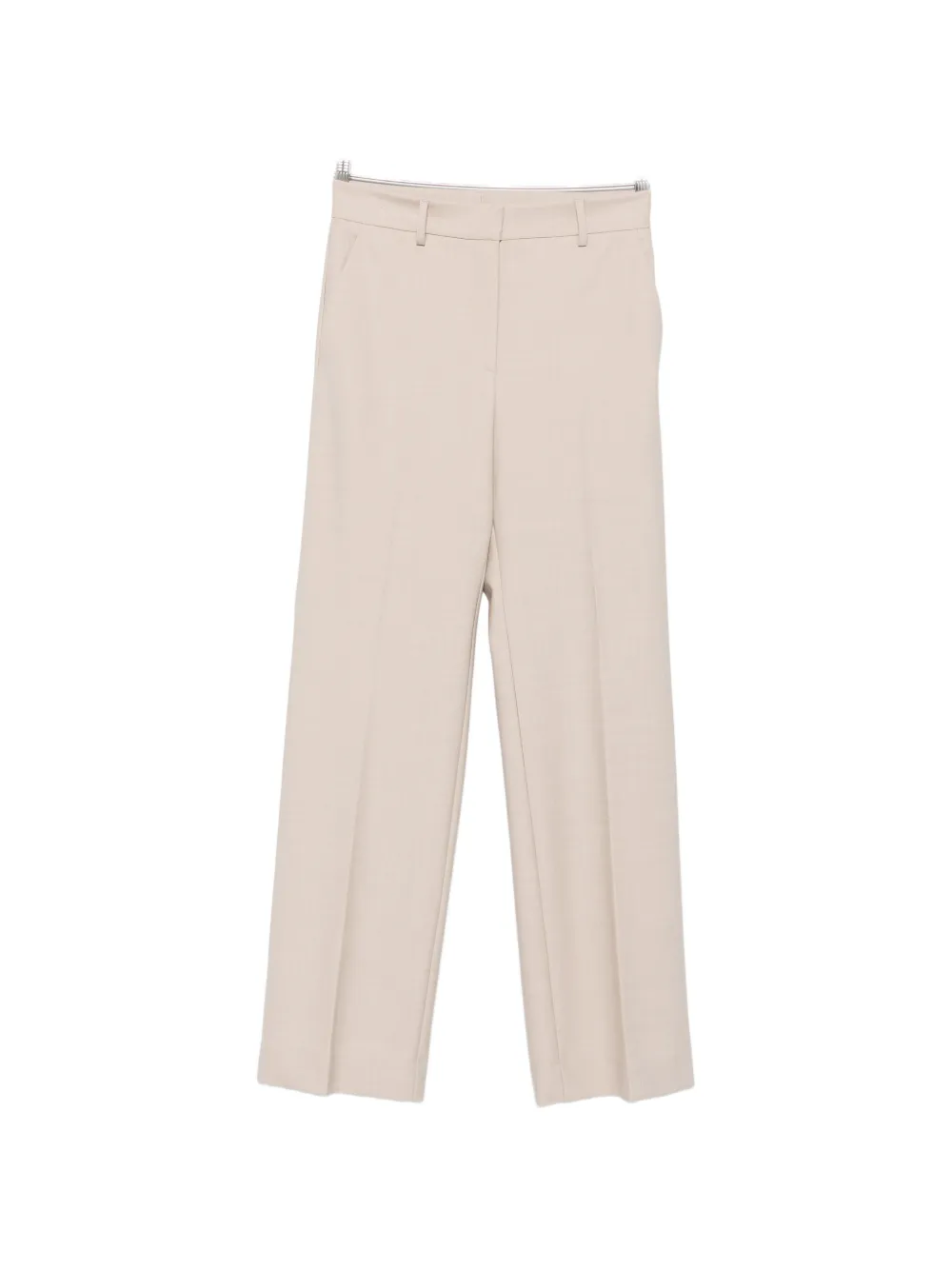 Antonelli Robinia Pressed-crease Straight-leg Trousers In Neutral
