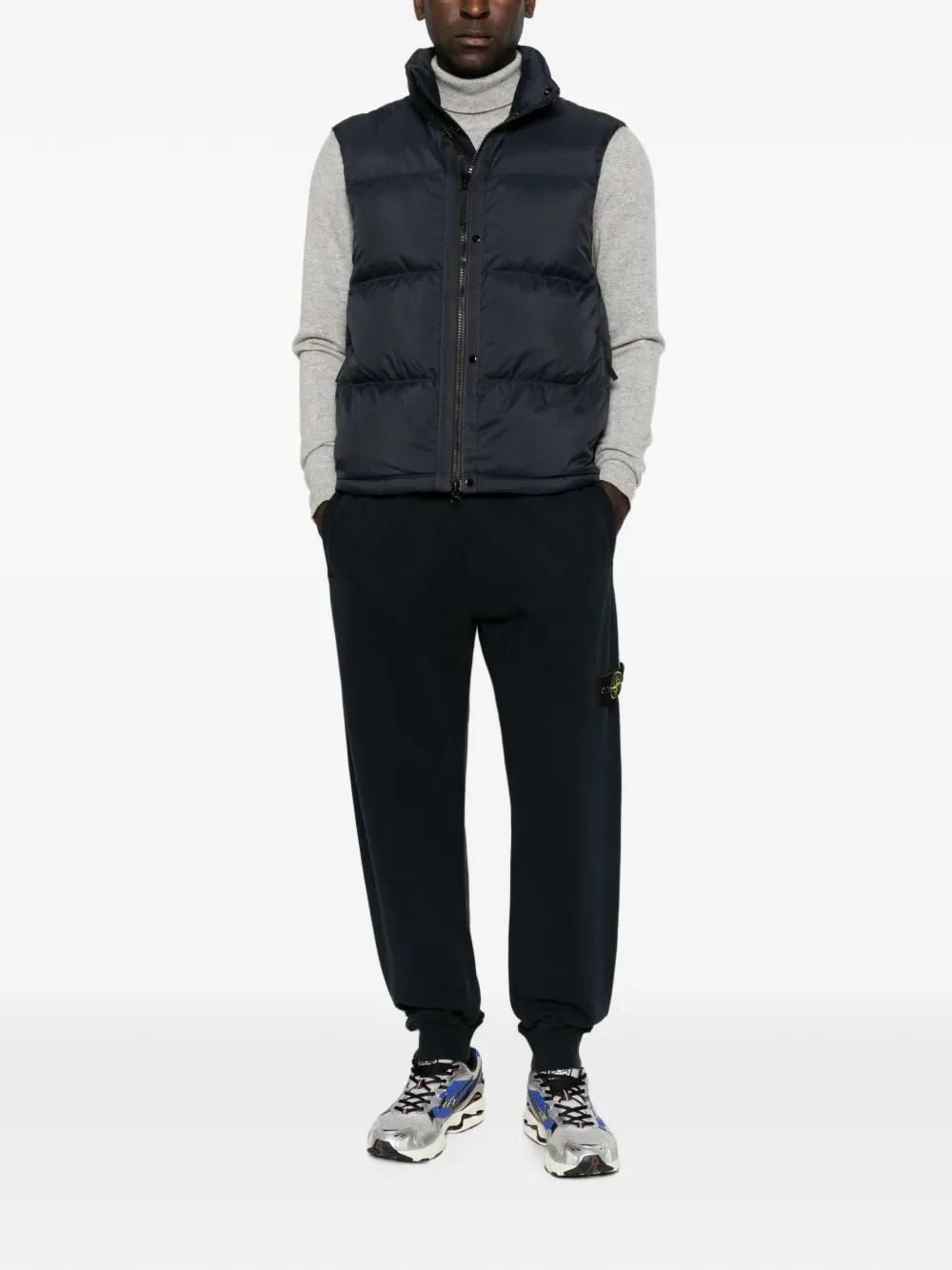 Stone Island G100004 Matt ripstop cordura advanced fabrics Blauw