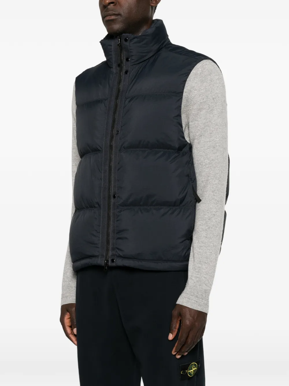 Stone Island G100004 Matt ripstop cordura advanced fabrics Blauw