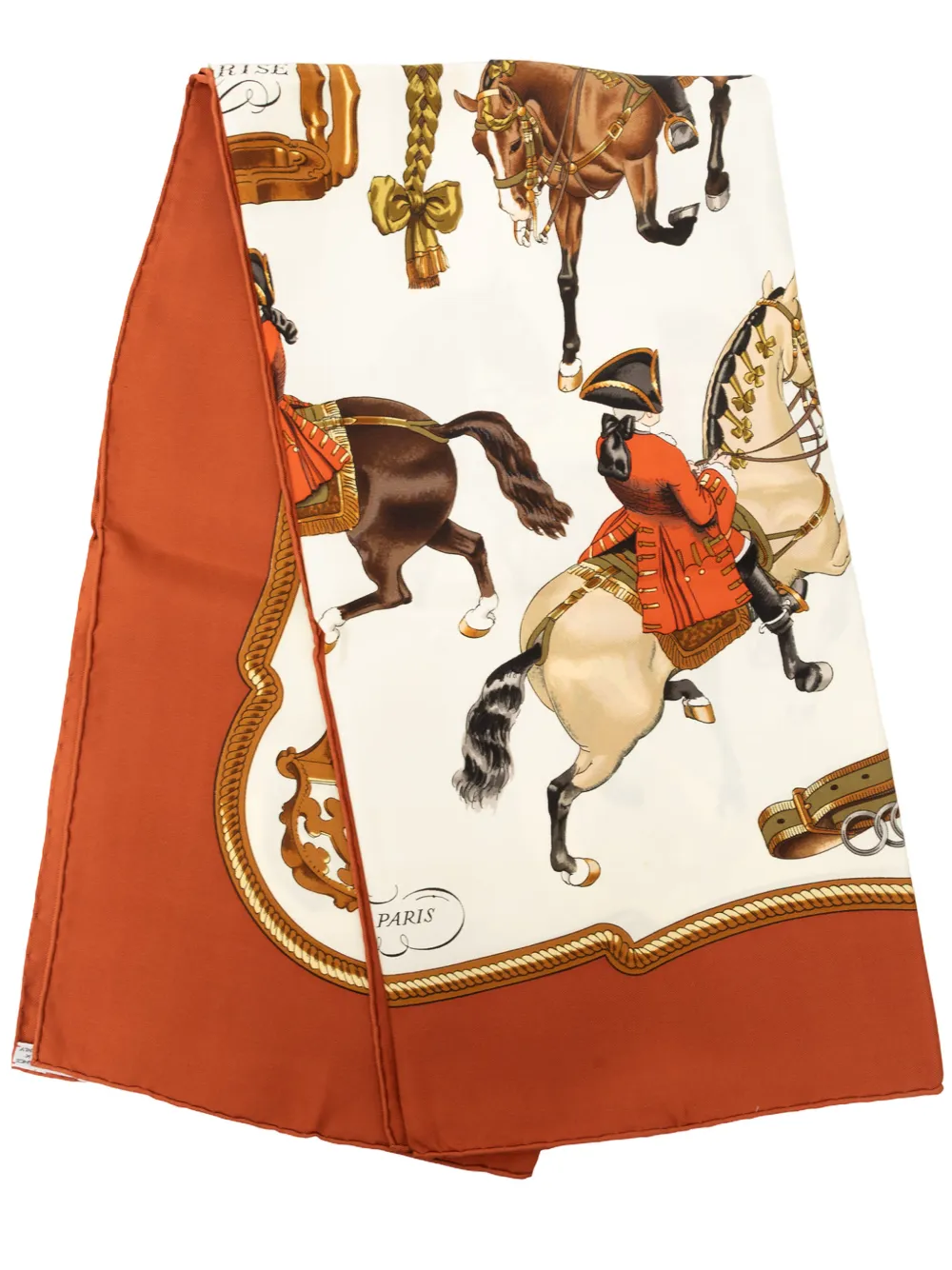 Hermès Pre-Owned 20th Century Reprise Seidenschal 90cm - Weiß
