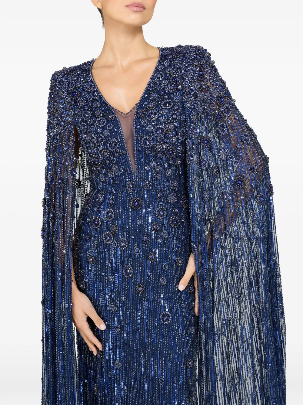 Jenny Packham Sweet Silva Dress in Blue, view 4