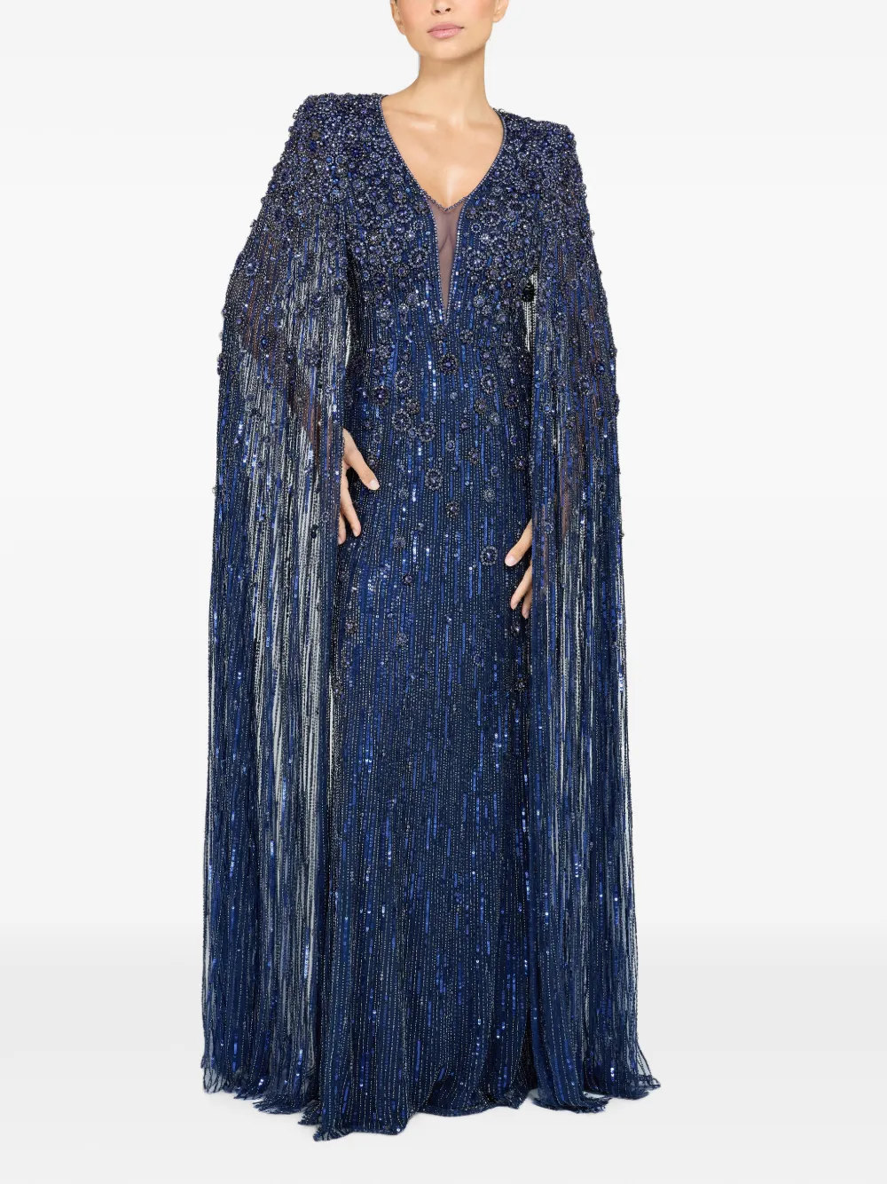 Jenny Packham Sweet Silva Dress in Blue, view 2