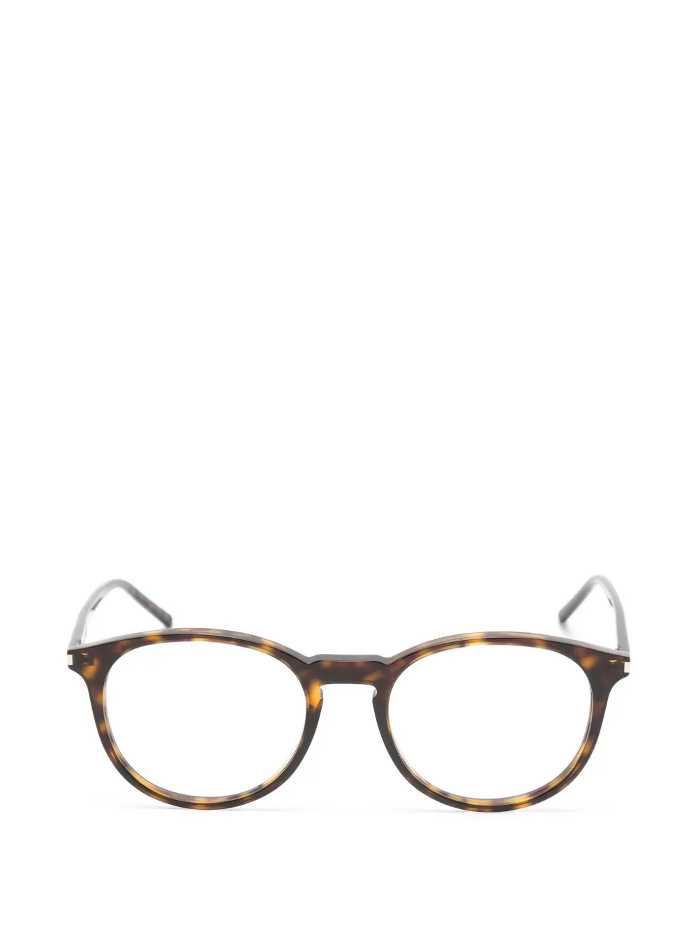 Saint Laurent Eyewear round-frame glasses - Braun