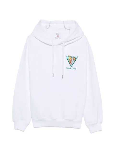 Casablanca logo-embroidered hoodie