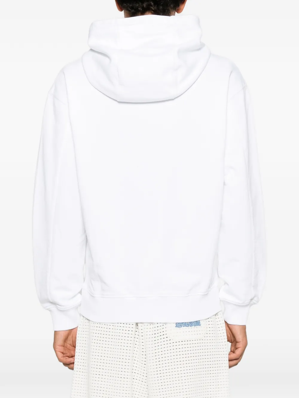 Casablanca Hoodie met geborduurd logo Wit