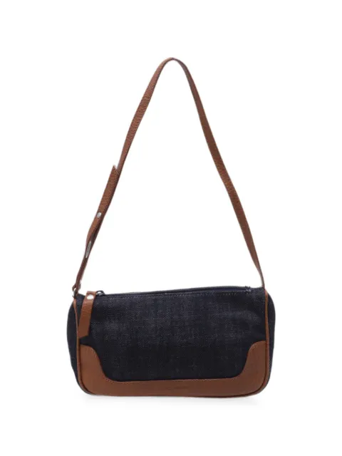 Dolce & Gabbana Pre-Owned 2010-2020s leather-trim shoulder bag