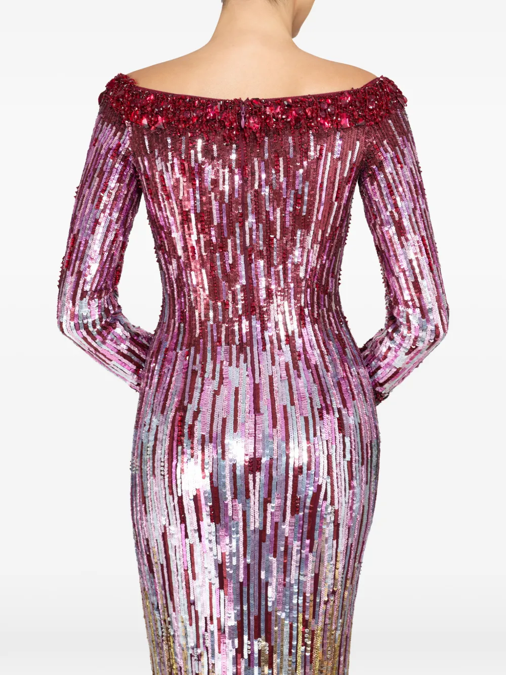 Jenny Packham Marnie jurk Rood